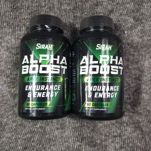 2-Pack Alpha Boost Apex Instinct By Sirah Male Health Capsules 120 Capsules 7/26